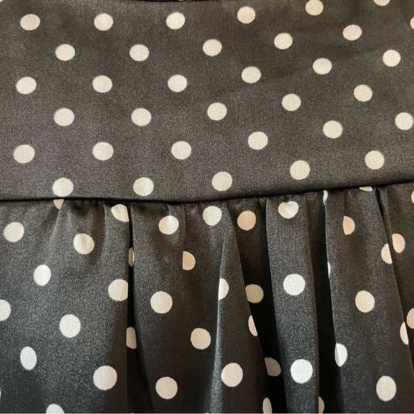 Ruby Ribbon black/white polka dot women’s sleeveless top in excellent condition - Picture 7 of 8